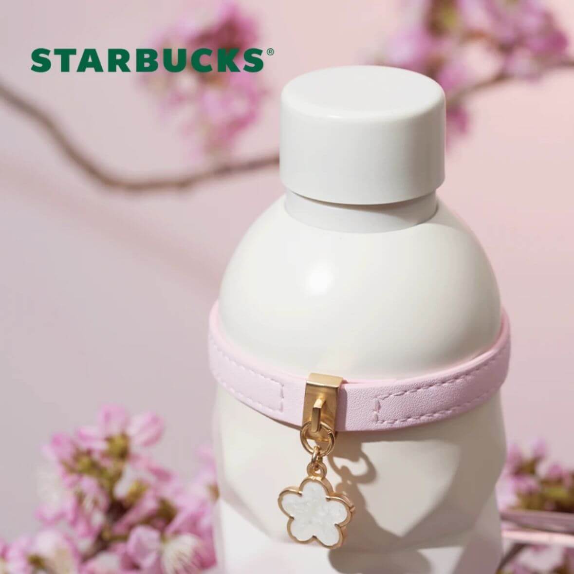 Starbucks China 2024 Sakura Pink stainless steel cup 400ml Starbucks loveinstarbucks