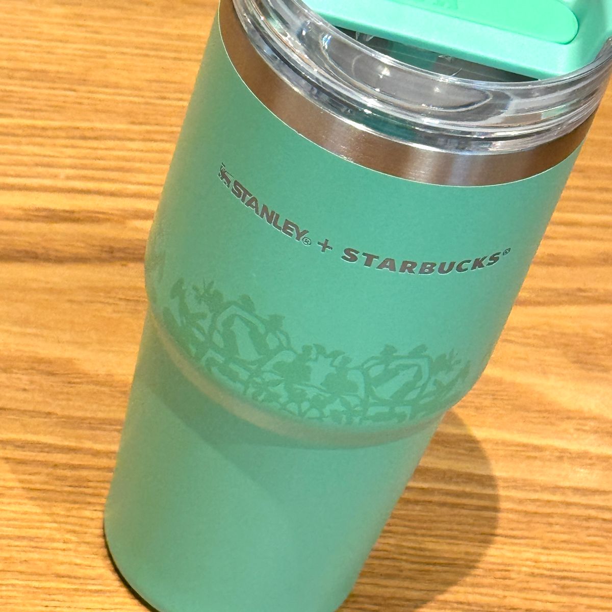Starbucks Tumblers China 2023 Andersen paper-cut II series Stanley Co-brand Green stainless steel cup 414ml Starbucks loveinstarbucks