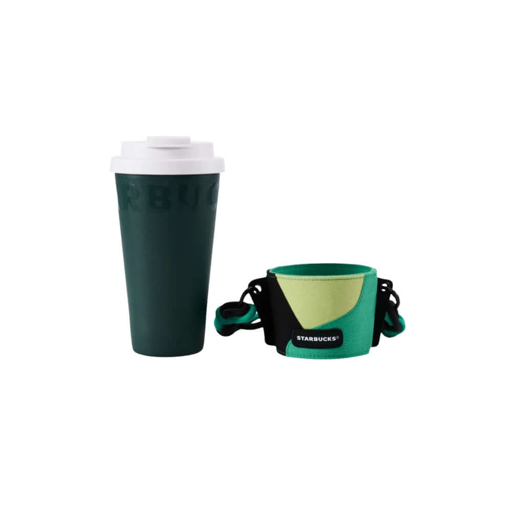 Starbucks China 2024 Coffee grounds and Lively green stainless steel cup 480ml loveinstarbucks loveinstarbucks