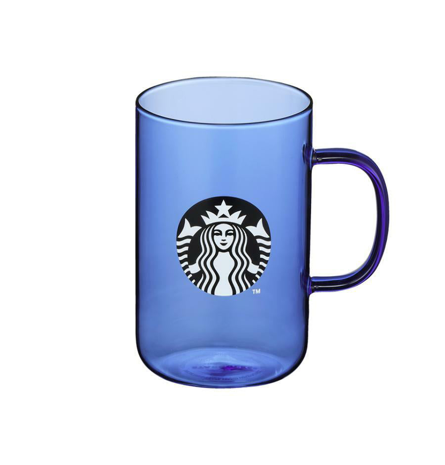Starbucks Korea 2024 summer ocean blue glass 500ml Starbucks loveinstarbucks