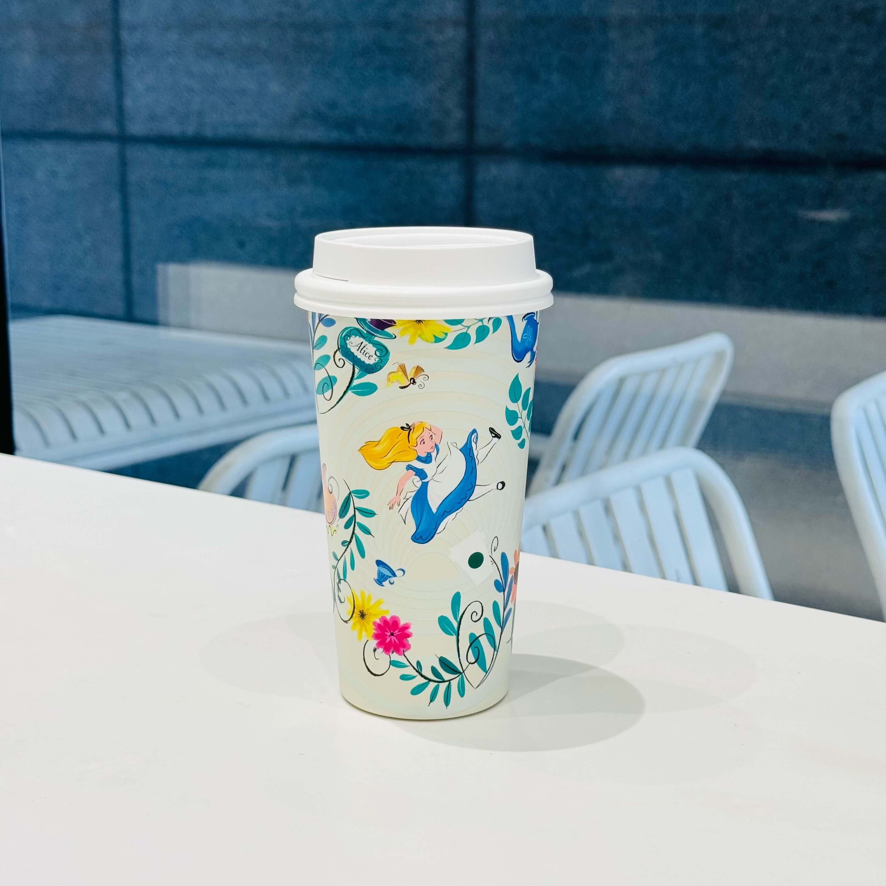 Starbucks Disney 2024 Alice series stainless steel cup 430ml  loveinstarbucks loveinstarbucks