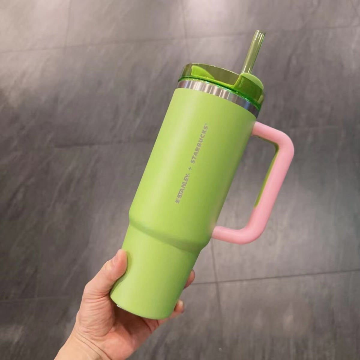 Starbucks Taiwan 2024 Alpaca series Stanley green Stainless steel