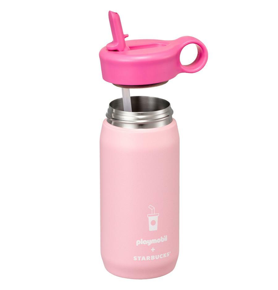 Starbucks Korea 2024 playmobil co-brand pink Stainless steel cup 300ml Starbucks loveinstarbucks