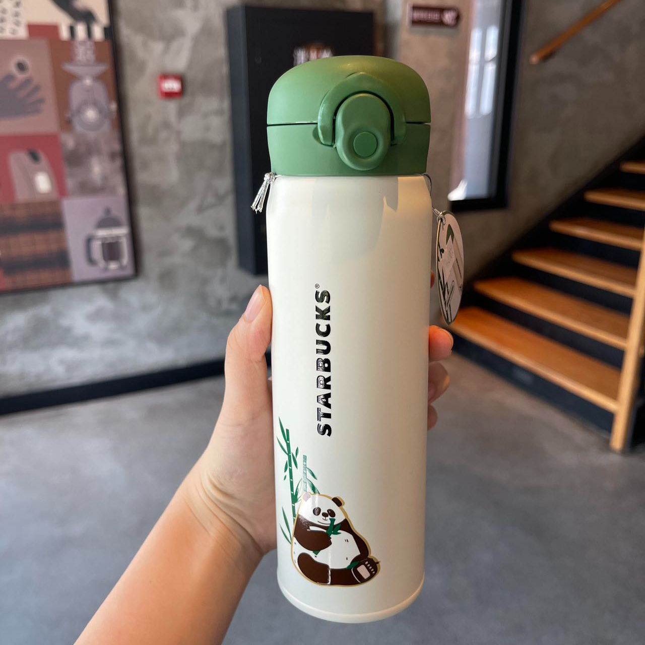 Starbucks China Traveling Panda series Thermos Stainless steel cup