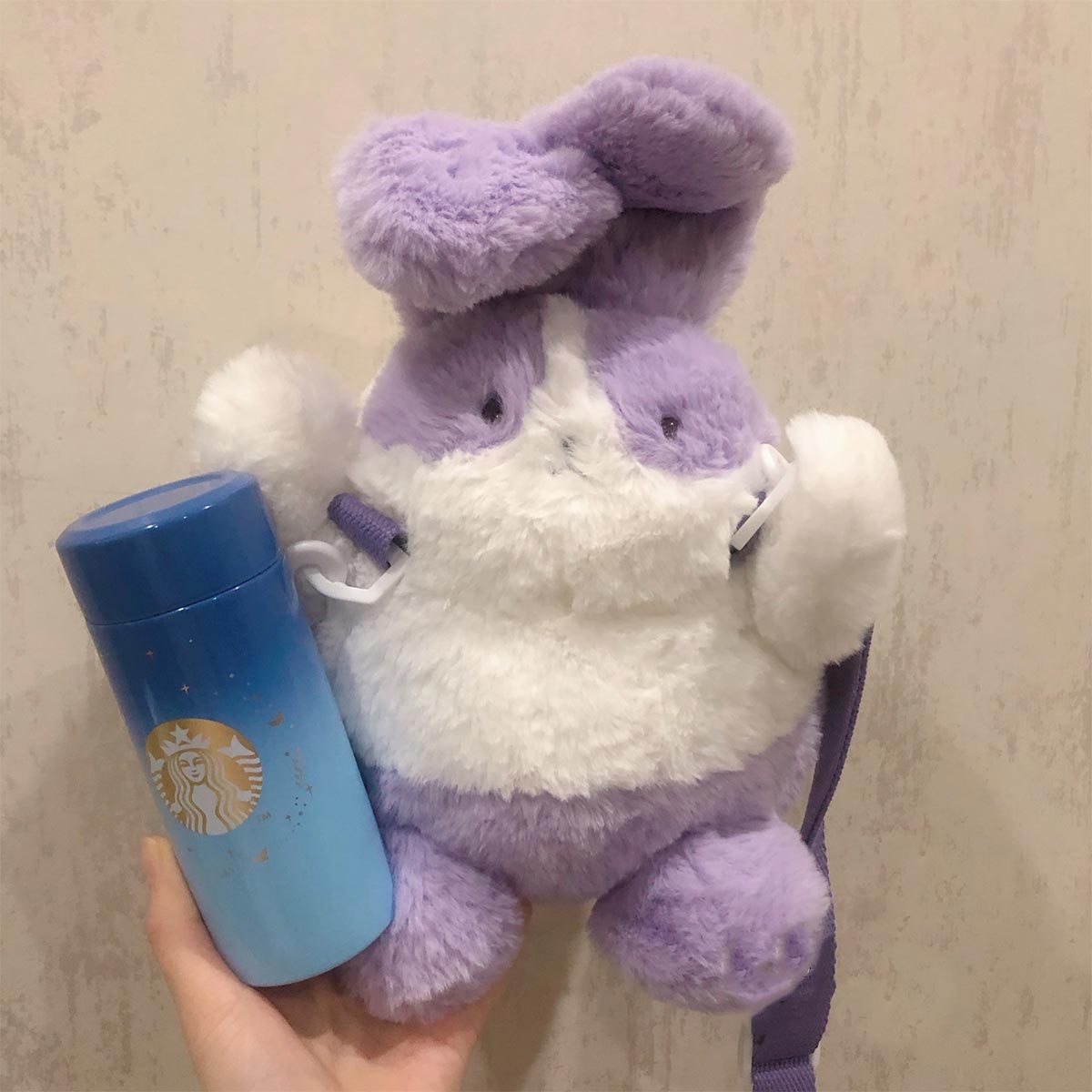 Starbucks China 2020 Mid-Autumn Festival bunny big ear thermos cup with cup sleeve 210ml Starbucks loveinstarbucks