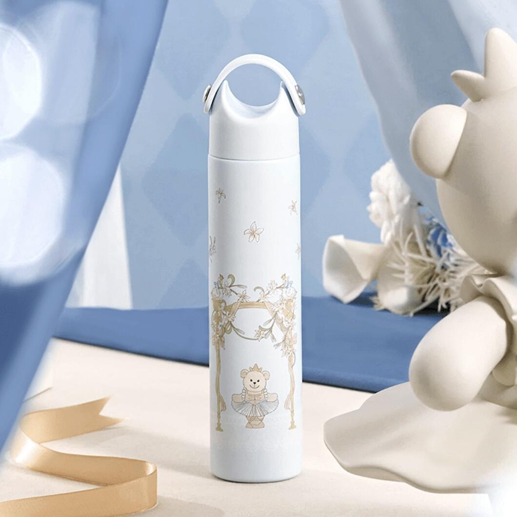 Starbucks China 2024 Princess Afternoon Tea Series Blue handle stainless steel insulated cup 310ml Starbucks loveinstarbucks