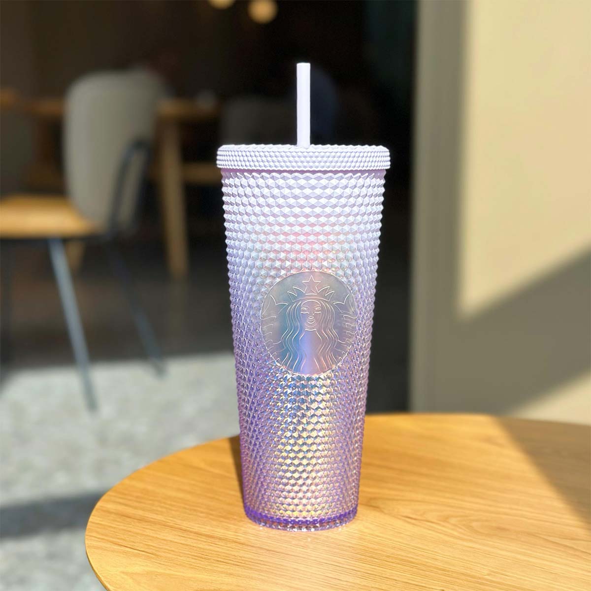 Starbucks tumbler China 2023 Summer blooming Purple Lavender cold straw  studded cup 24oz Starbucks loveinstarbucks