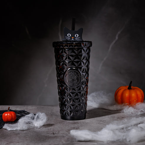 Starbucks HONG KONG Witchâs Halloween Party Collection Black Dion Stainless steel cup 20oz Starbucks loveinstarbucks