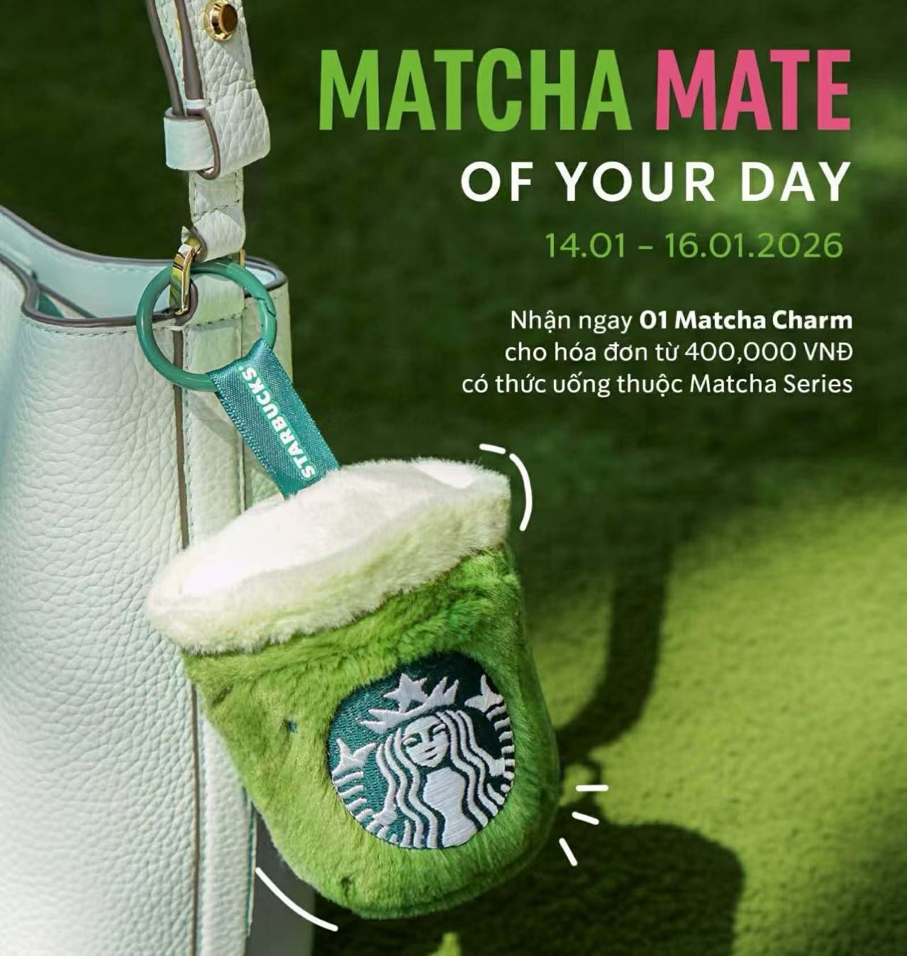Starbucks Vietnam 2026 Matcha pendant