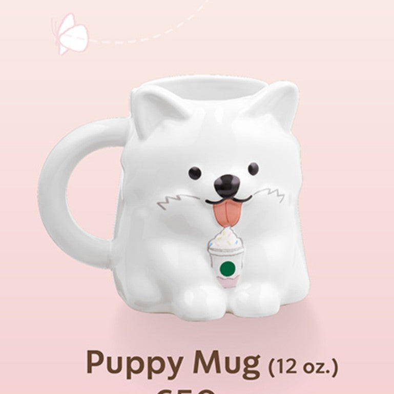 Starbucks Thailand 2026 Bearista's Coffee Journey series Puppy Mug 12oz