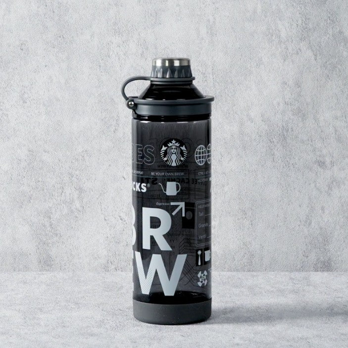 Starbucks Vietnam 2026 WIREFRAME FUTURISM series black gray plastic cup
