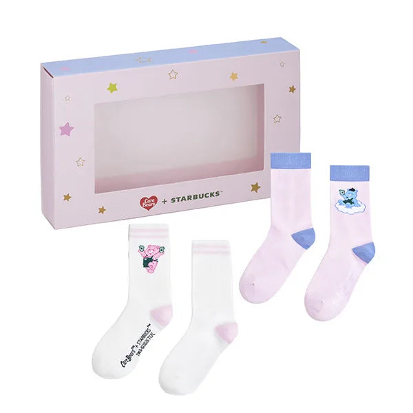 Starbucks 2026 Care Bears Co-Branded Series Colorful Socks Set