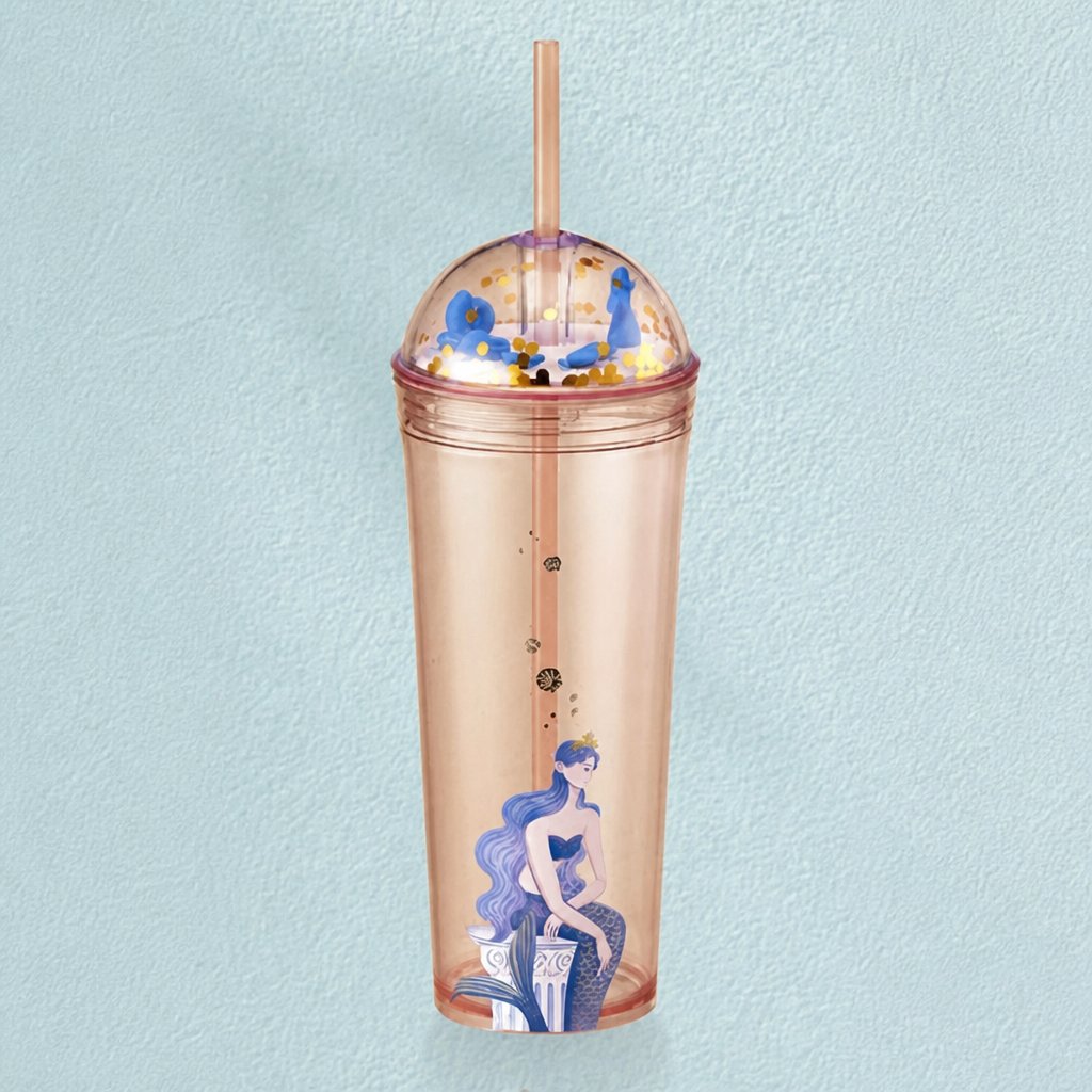 Starbucks Asia Siren the Muse series Cold Cup with Dome Lid 27oz
