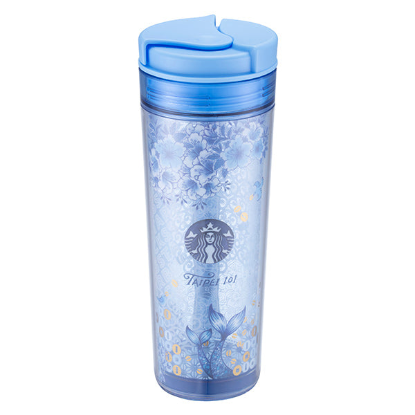 Starbucks Taiwan 2026 101 store series Blue Color Fenghua Tumbler 473ml 16oz