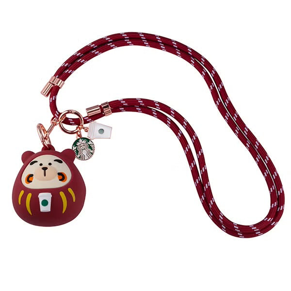 Starbucks Taiwan 2026 Daruma Series Red Bearista Style Bag