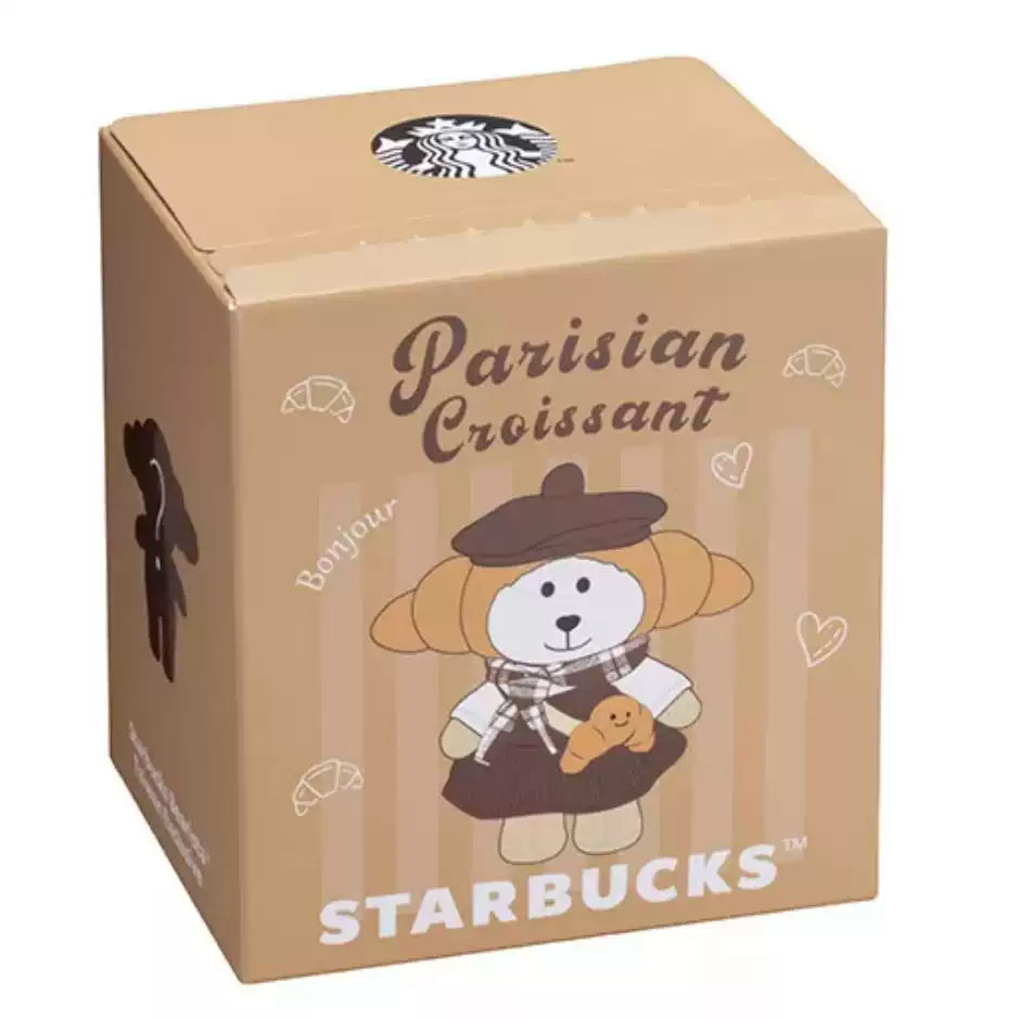 Starbucks Taiwan 2026 French Style Mini Croissant Bear Charm Blind Box