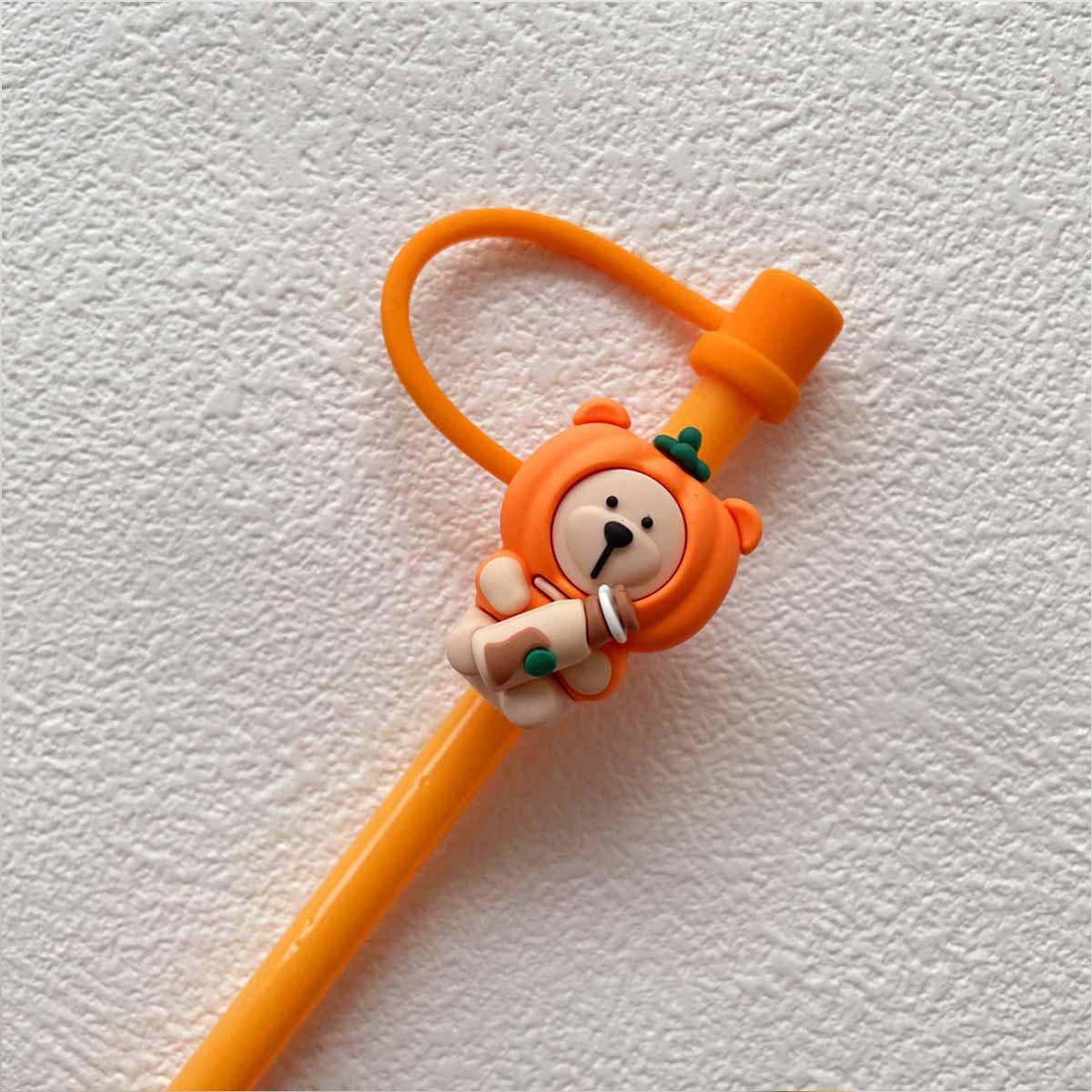 Not Starbucks product, Pumpkin bear Topper, ONLY topper ,DONOT include Straw , DONOT sell alone loveinstarbucks loveinstarbucks