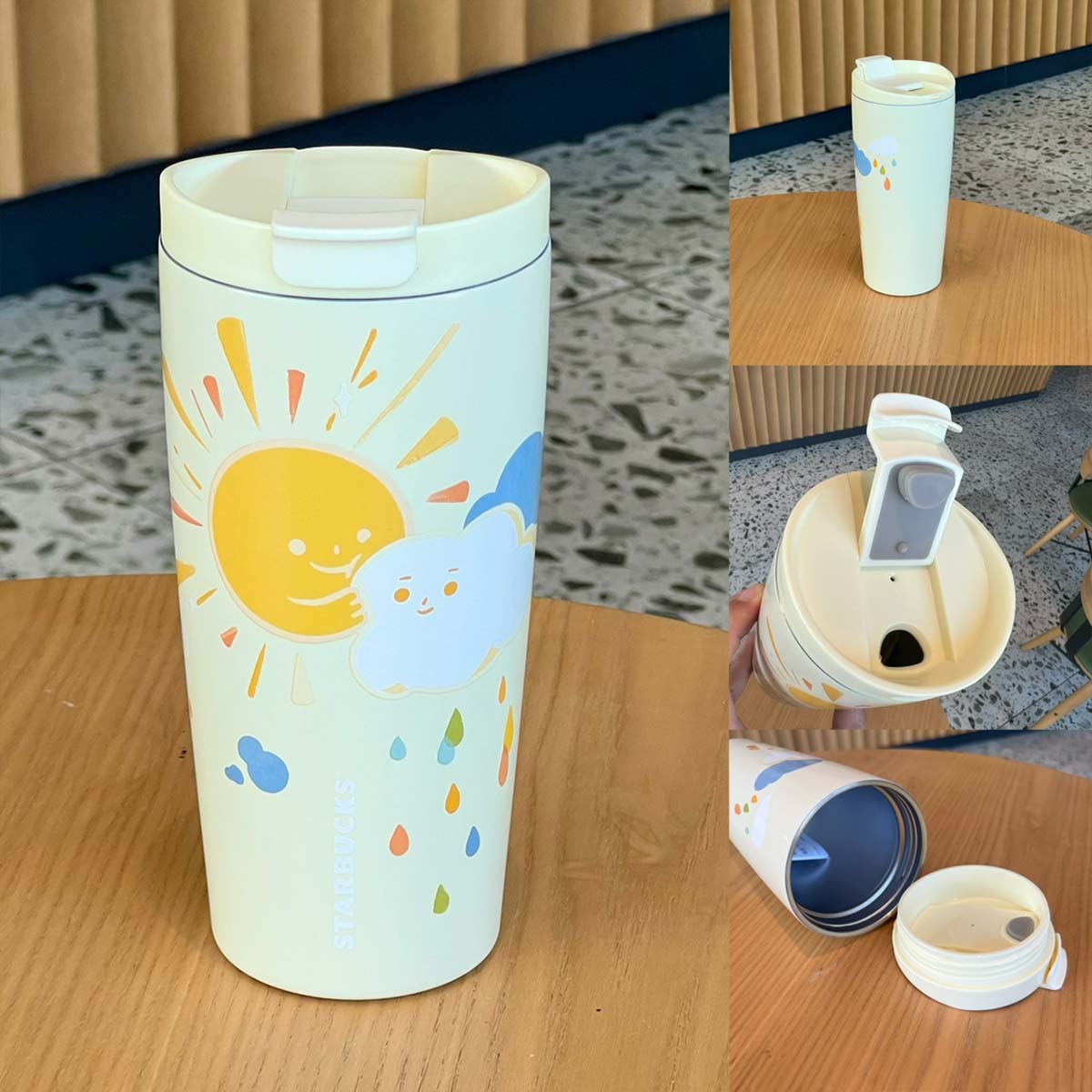 Starbucks China 2024 Summer Shine Rain Series Stainless steel cup 473ml Starbucks loveinstarbucks