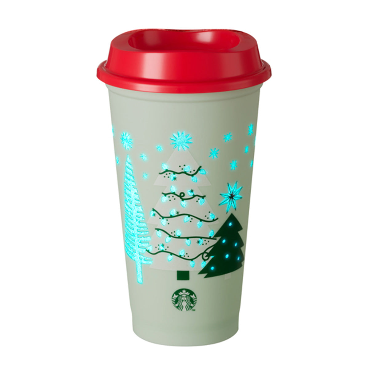 Starbucks Taiwan Christmas Tree Nightlight Reusable Plastic Cup 16oz Starbucks loveinstarbucks