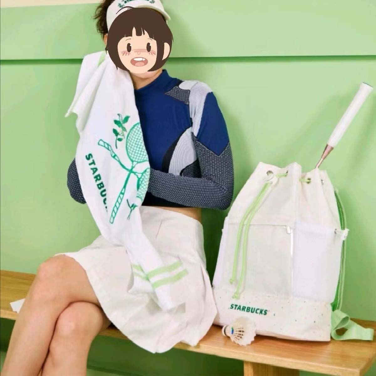 Starbucks China 2024 Badminton Series Backpack Set Starbucks loveinstarbucks