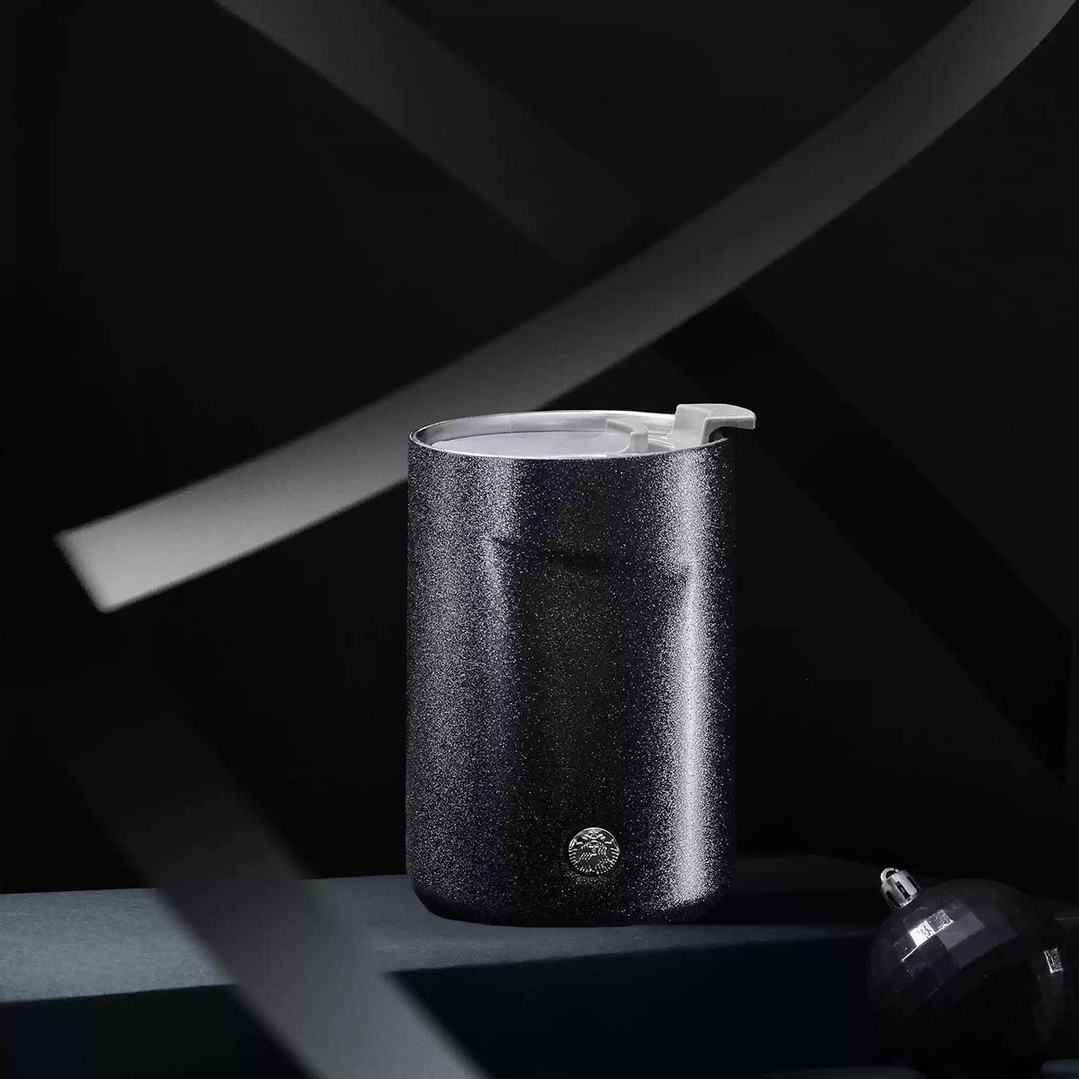 Starbucks Asia 2024 Christmas Sparkling Black and Grey series stainless steel cup 355ml Starbucks loveinstarbucks