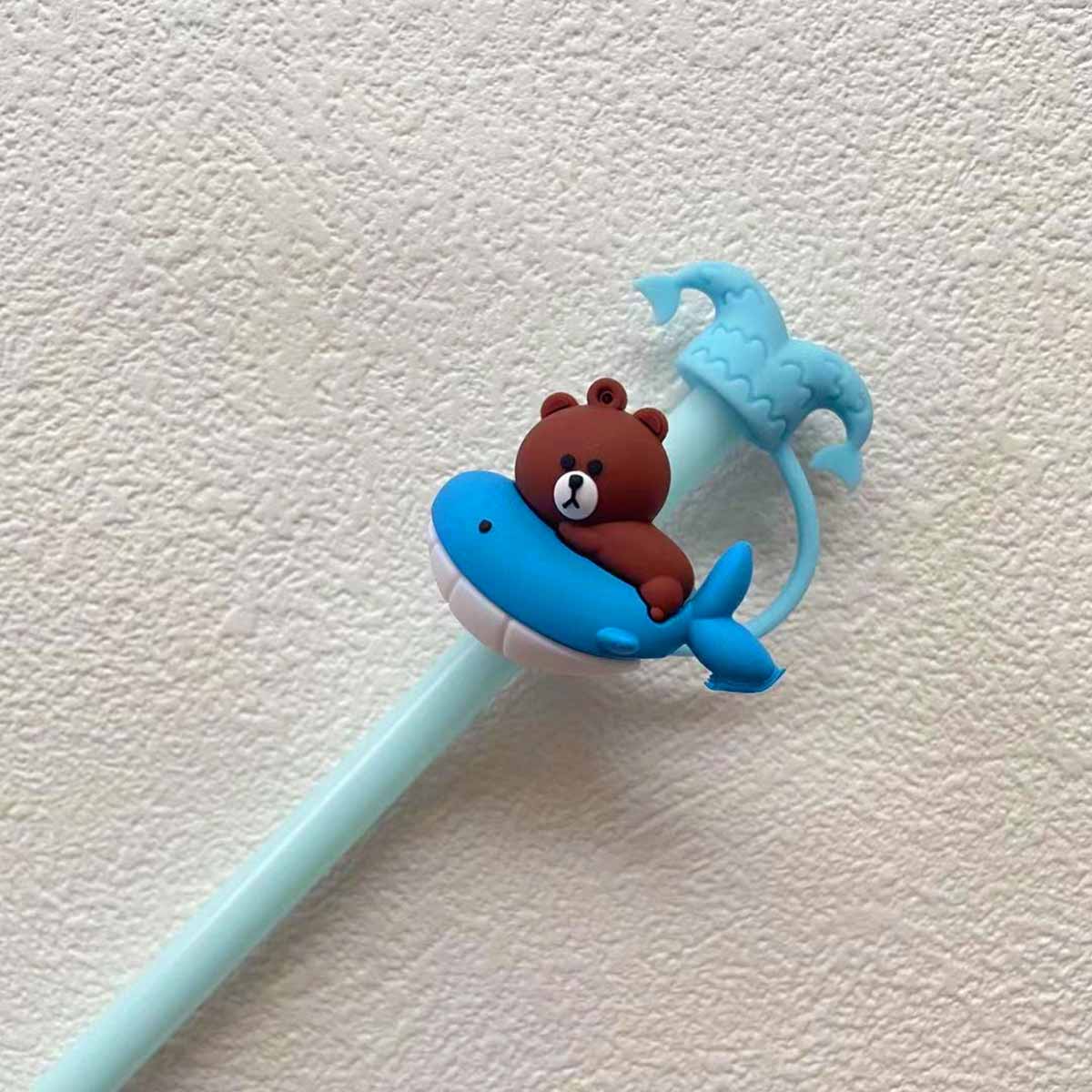 Not Starbucks product, ONLY Fish tailed Brown Bear topper ,DONOT include Straw , DONOT sell alone 8# loveinstarbucks loveinstarbucks