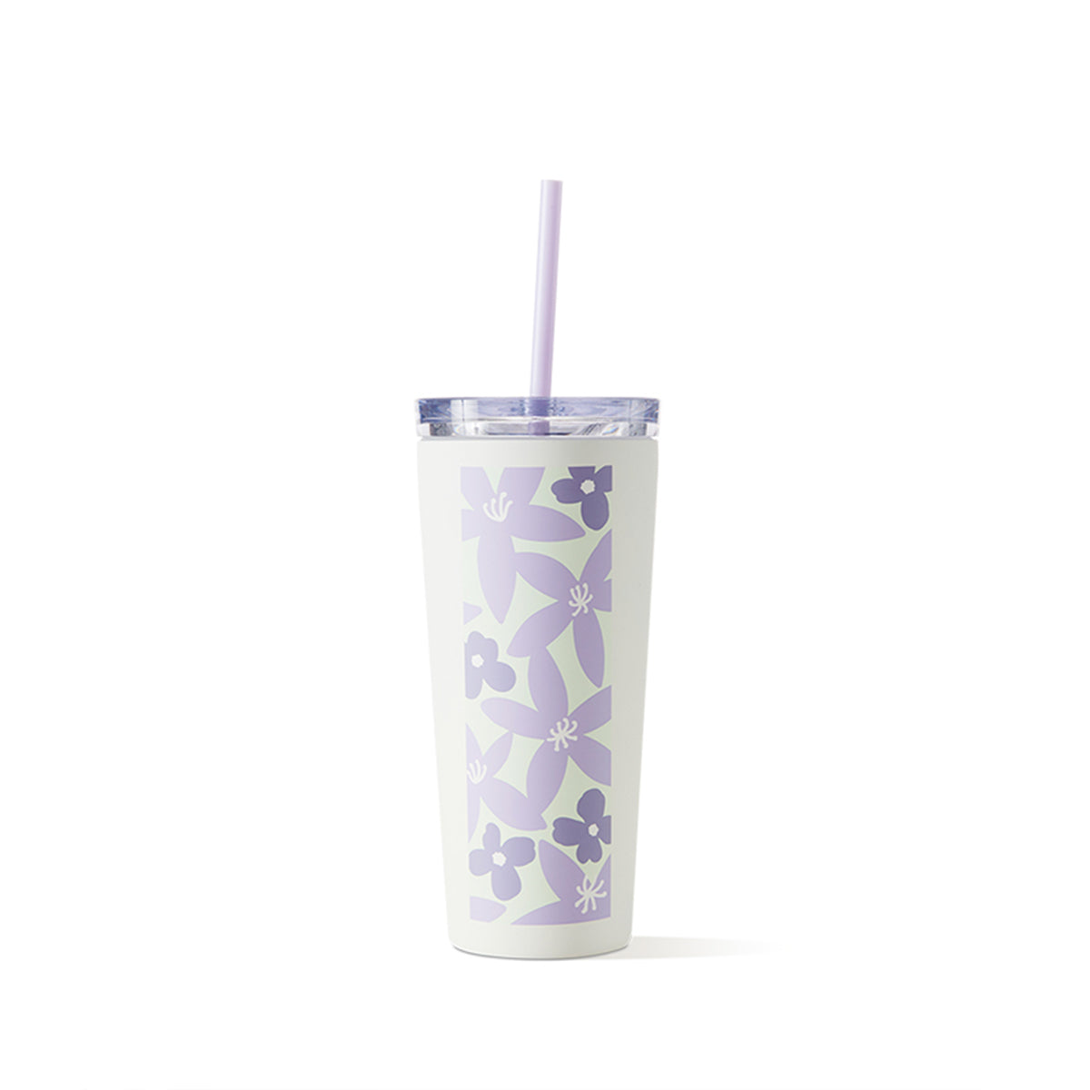 Starbucks China 2023 Summer wildflowers Purple stainless steel straw cup 473ml Starbucks loveinstarbucks