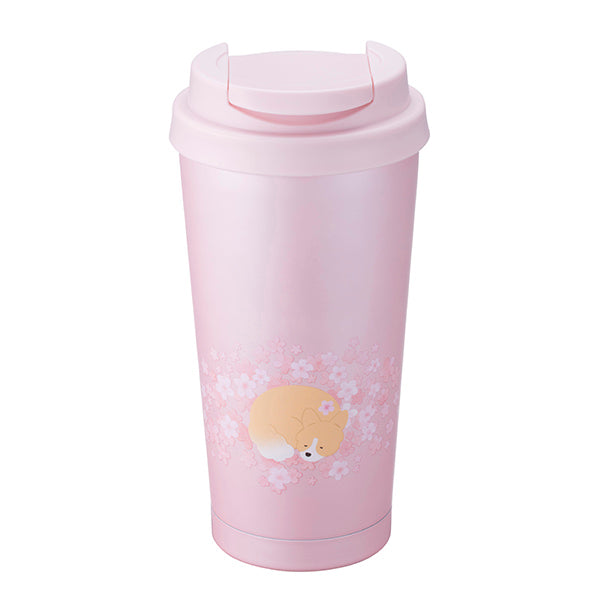 Starbucks Taiwan 2026 Sakura series Corgi Hanami stainless steel cup 4