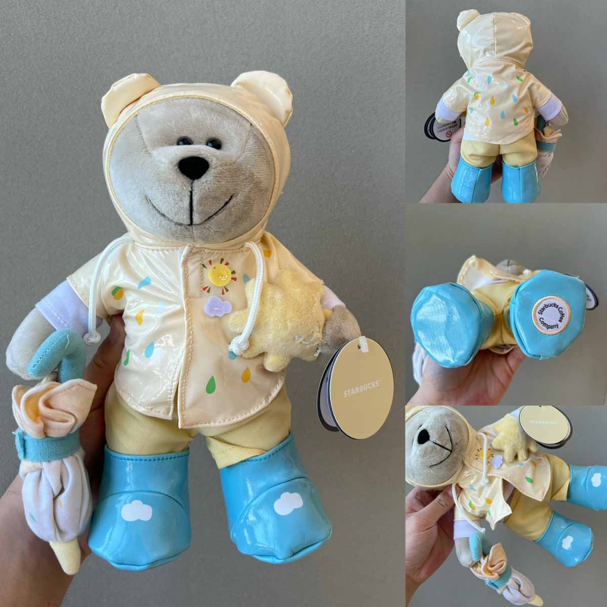 Starbucks China 2024 Summer Shine Rain Series bearista bear doll Starbucks loveinstarbucks