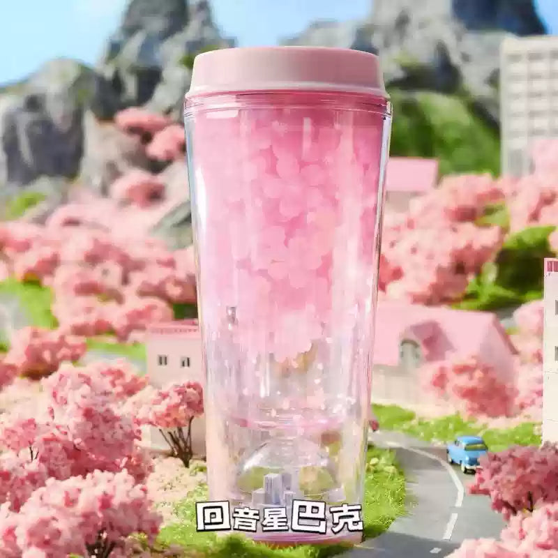 Starbucks China 2025 Sakura Series plastic Cup 370ml 13.02OZ