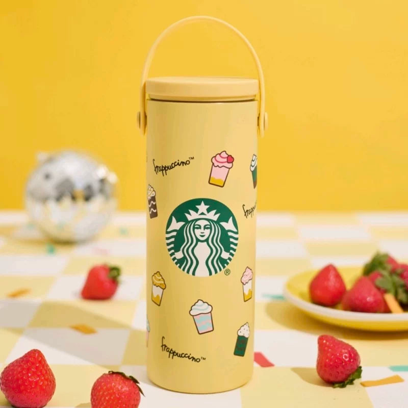 Starbucks China 2025 Summer Frappuccino Party Series Stainless Steel cup 473ml 16.65oz