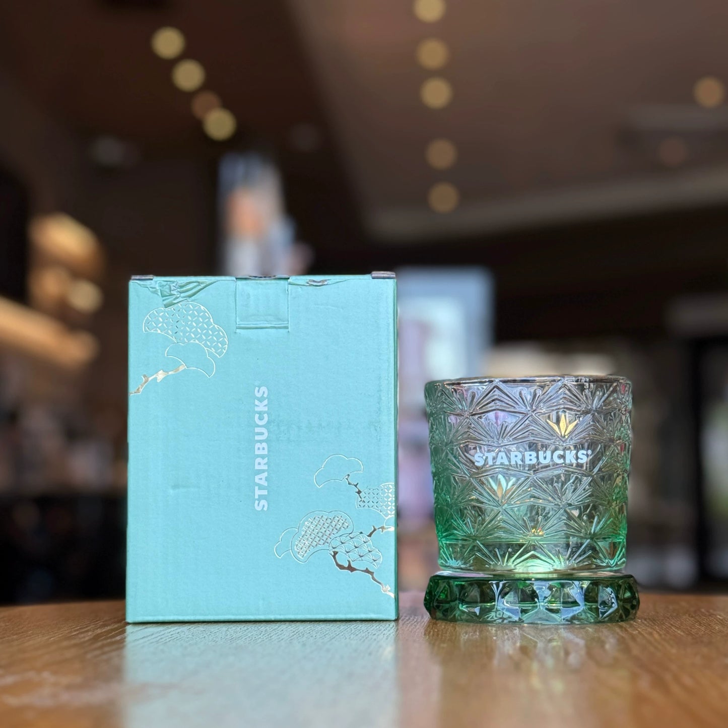 Starbucks China 2026 Lucky New Year Series 325ml green rotating glass