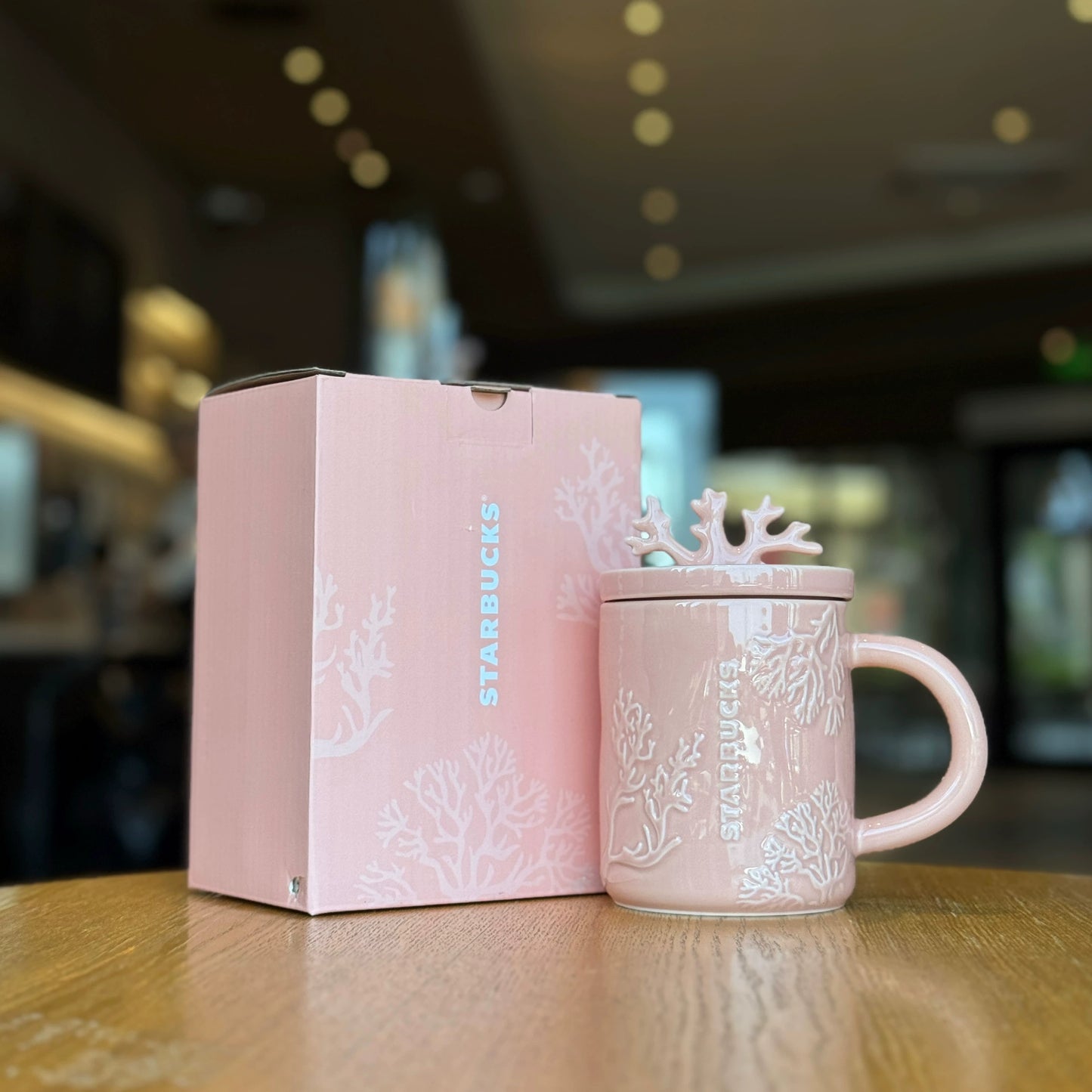 Starbucks China 2026 Lucky New Year Series 435ml Coral Shape Embossed Multifunctional Mug