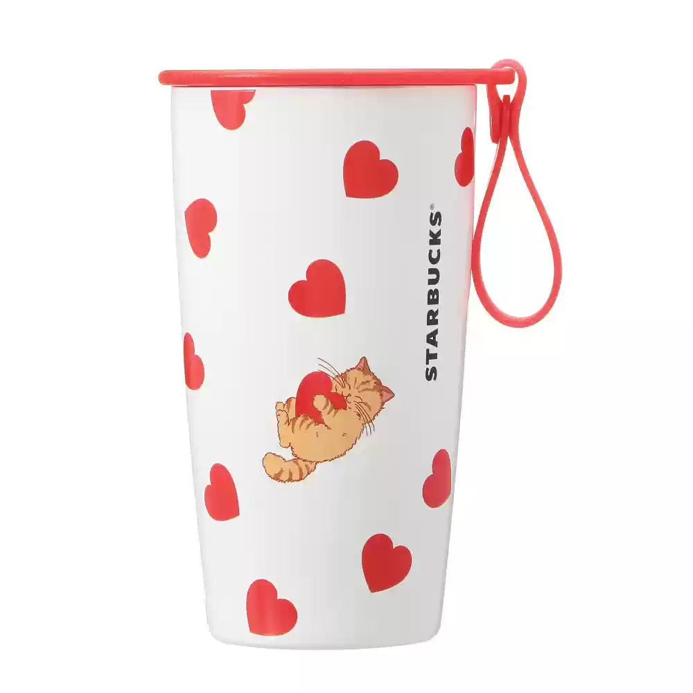 Starbucks Japan 2025 Valentine's Day Stainless Steel Cup 355ml Starbucks loveinstarbucks