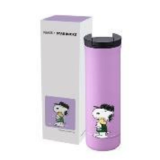 Starbucks and PEANUTS 2025 co-brand purple Stainless steel cup 473ml
