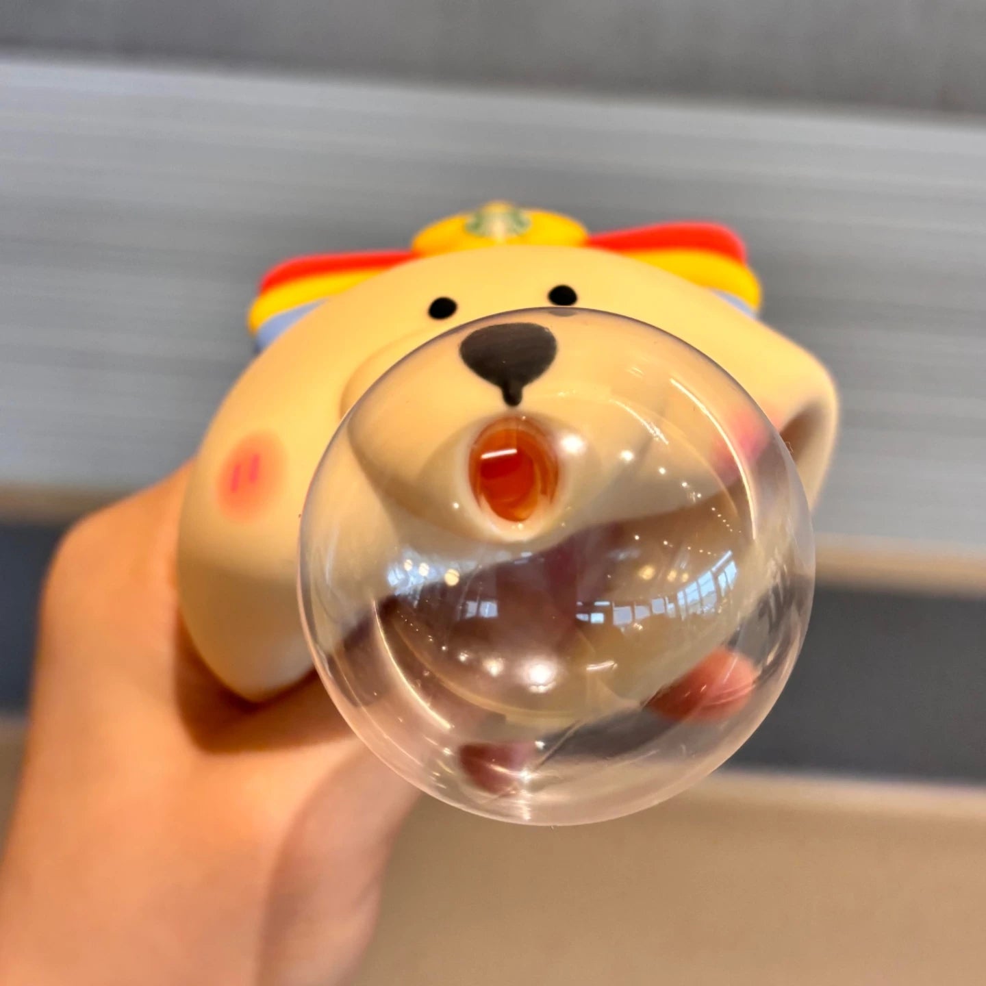 Starbucks China 2026 Stress Relief Ornament Rainbow Pinch Ornament