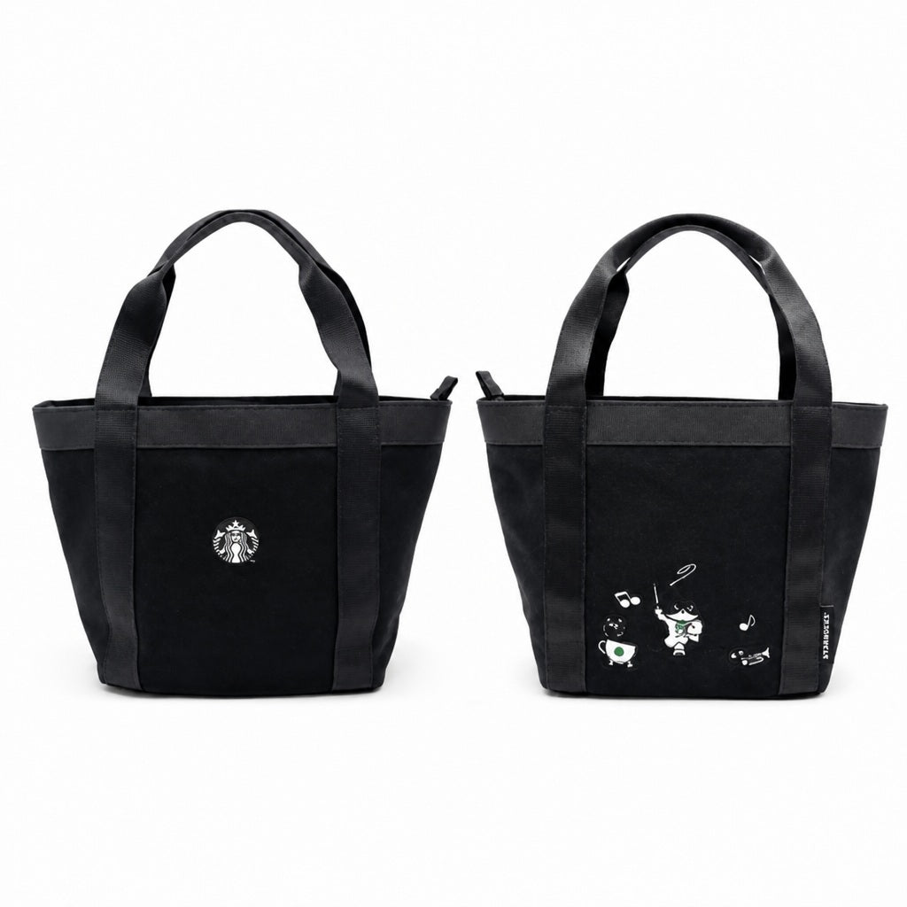 Starbucks Taiwan 2026 Halloween Series Black Cat Band Tote Bag