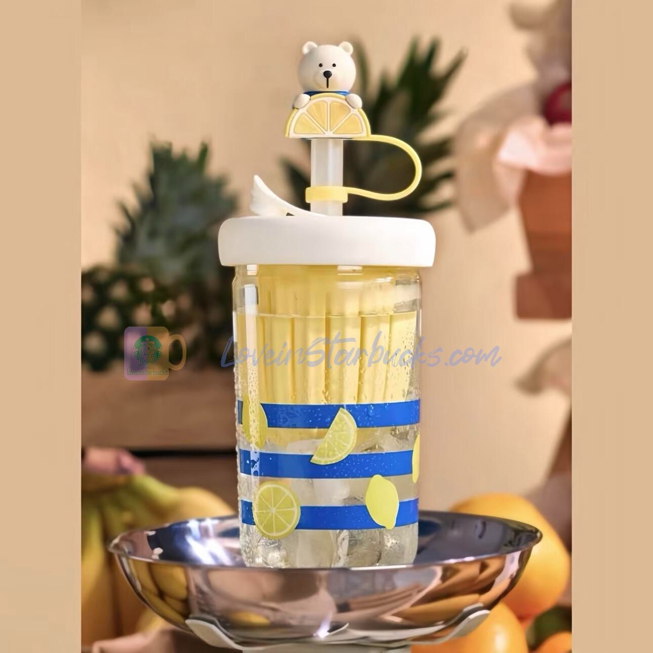 Starbucks China 2025 Fruit Romance series plastic straw cup 480ml