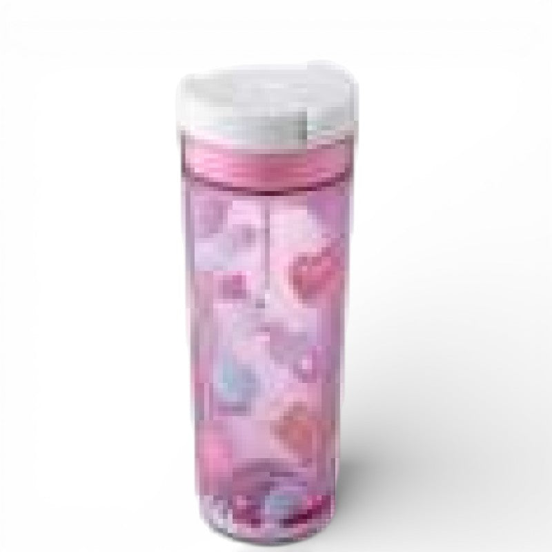 Starbucks Taiwan 2026 Valentine's Day series pink plastic tumbler 473ml