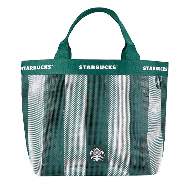 Starbucks Taiwan 2026 Summer season2 series Green Goddess Straight Mesh Tote Bag