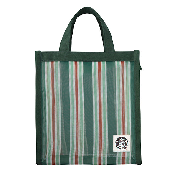 Starbucks Taiwan 2026 Summer season2 series straight mesh tote bag