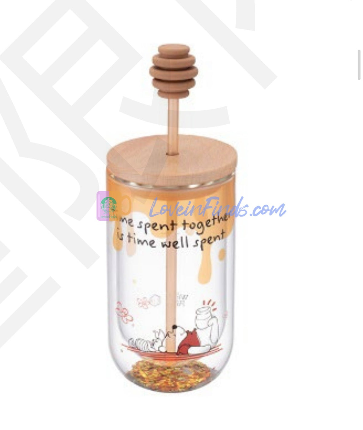 Starbucks Taiwan 2026 Winnie the Pooh Series Double-Wall Glass TOGO Cold Cup 473ml 16.65oz