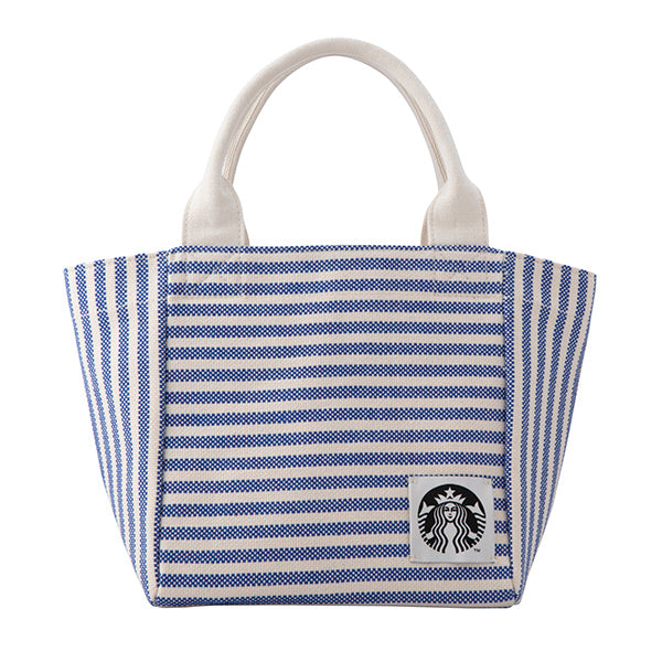 Starbucks Taiwan 2026 summer1 season series Blue Goddess Striped Tote Bag
