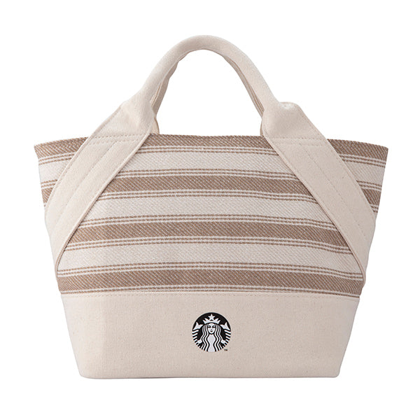 Starbucks Taiwan 2026 summer1 season series brown goddess striped patchwork bag