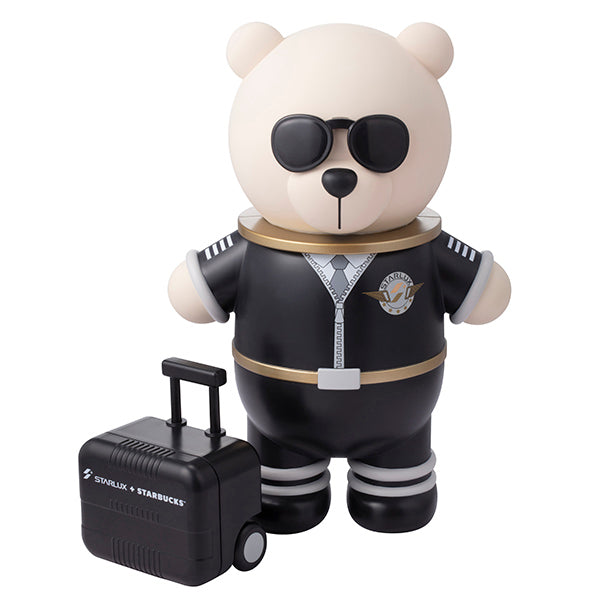 Starbucks Taiwan 2026 x STARLUX pilot bear shaped storage tube