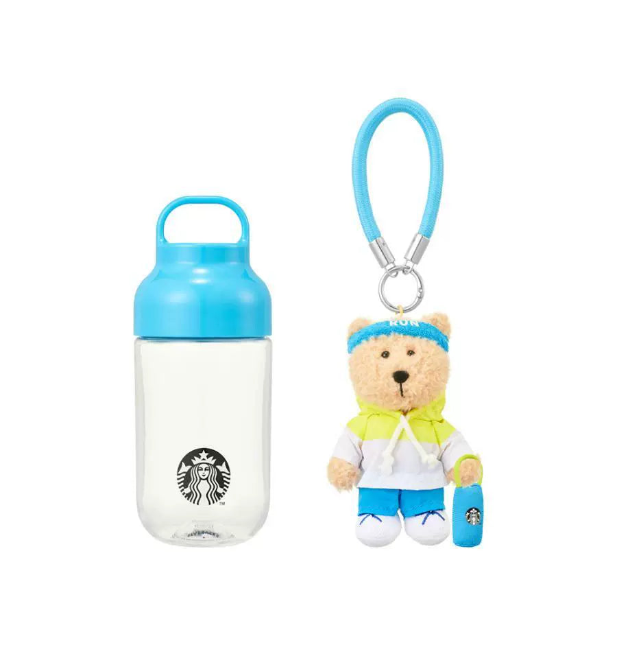 Korea Starbucks 2025 Happy Hour series Blue Bottle Key Chain