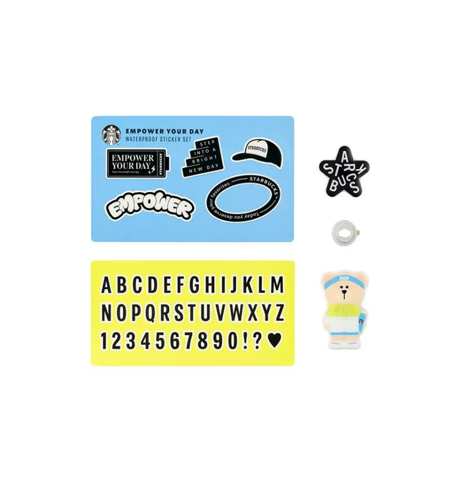 Korea Starbucks 2025 Happy Hour series Cup Sticker Set