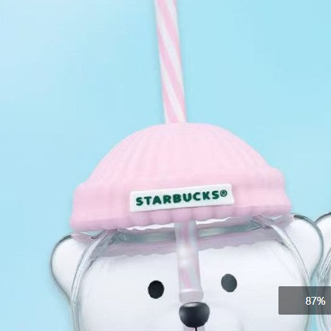 Starbucks Korea 2026 pink bearista bear glass