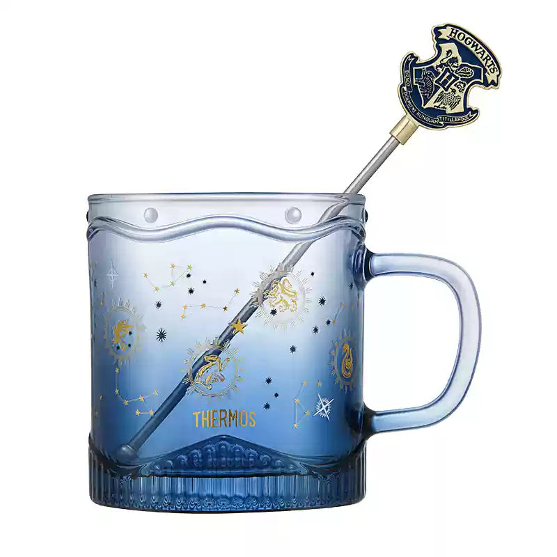 Thermos and Harry Potter collaboration 2024 Summer blue handle glass 490ml Thermos loveinstarbucks