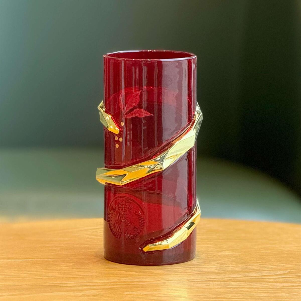 Starbucks China 2025 snake new year glass cup 395ml Starbucks loveinstarbucks